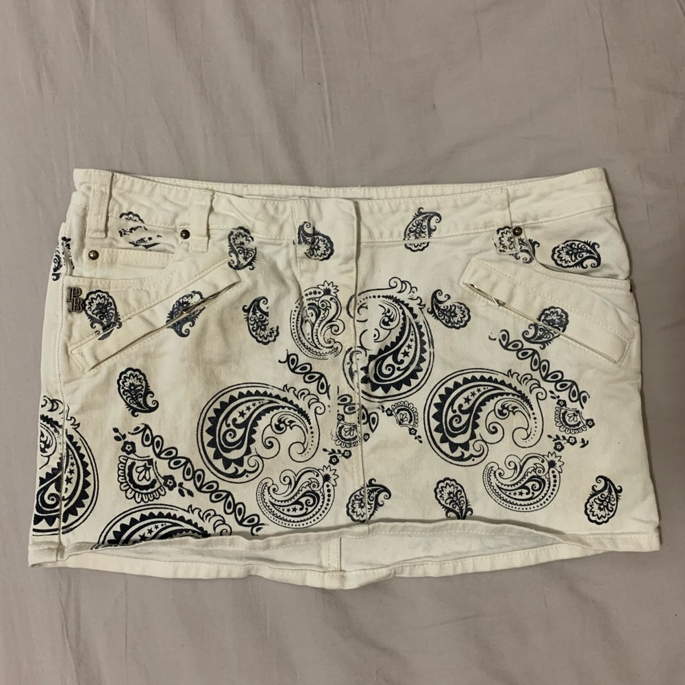 Pierre Balmain Paisley Mini Skirt!
